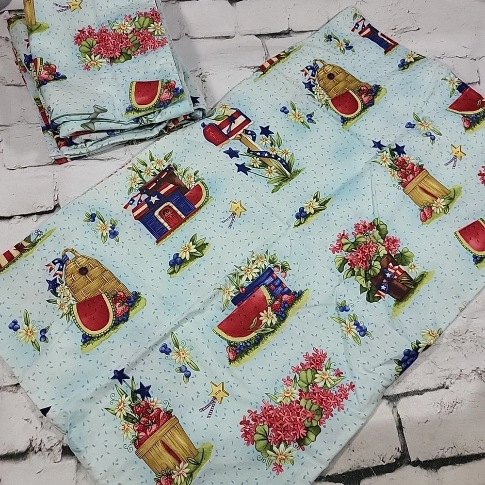 Summer Patriotic 4th‎ Of July Pillowcases Pillow Shams Handmade Lot Of 4 29